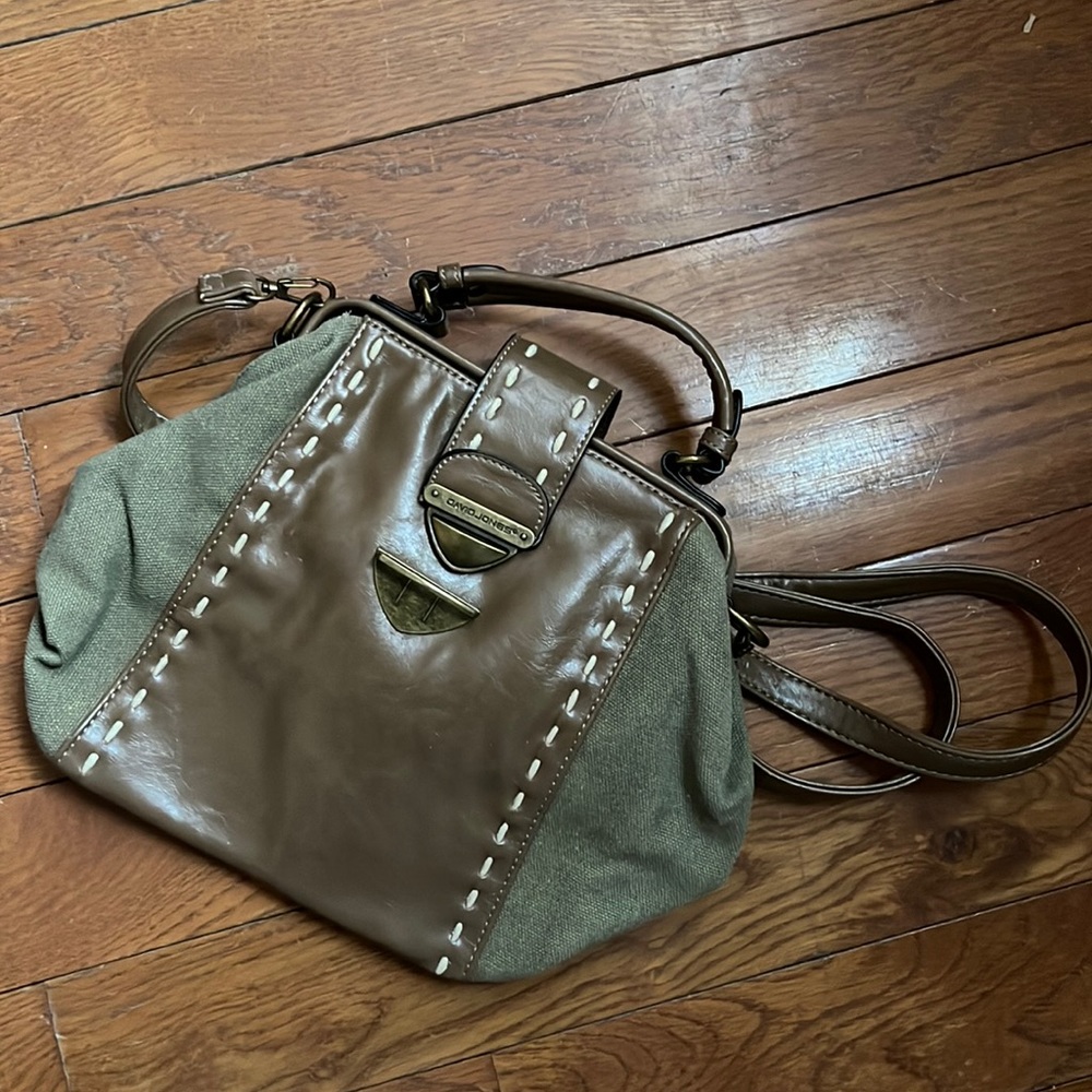 David Jones Satchel style bag with crossbody or handle options